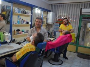 Fatsa’da Berberlerde Bayram Mesaisi