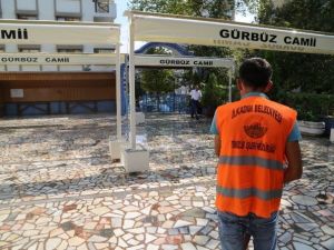 İlkadım’da Camiler Bayrama Hazırlandı