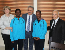 Bakan Yazıcı Olimpiyatçılarla Kahvaltıda