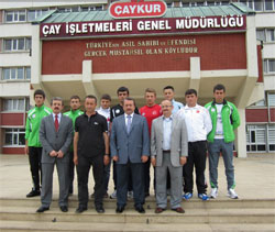Sütlüoğlu Rafting Takımını Erzurum'a Uğurladı