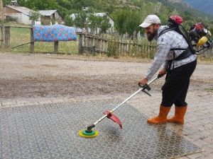 Ot Biçme Makinesi Gümüşhane’de Halı Yıkama Makinesi Oldu