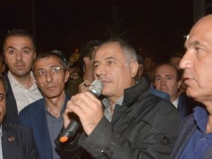 Erzurum’da Efkan Ala’ya Coşkulu Karşılama
