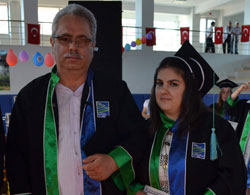 Baba Kız Aynı Anda Mezun Oldu