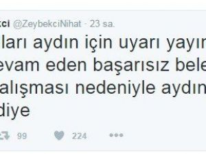 Bakan Zeybekci’den Aydın Büyükşehir’e Tepki