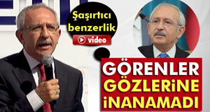 Ahmet Emre Bilgili'nin Kemal Kılıçdaroğlu'na benzerliği şaşırttı VİDEO