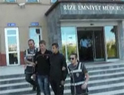 Rize'de Oto Hırsızları Suçüstü Yakalandı