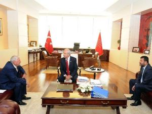 Kılıçdaroğlu, Kristal-iş Genel Başkanı Çetintaş İle Görüştü