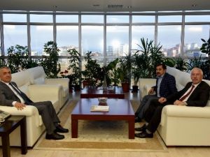 Omü Rektörü Bilgiç’e Ziyaretler Devam Ediyor