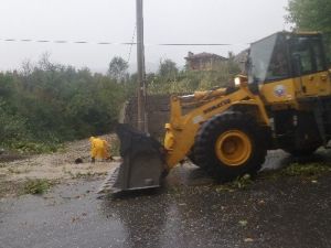 Tosya’da Fırtına Evlerin Çatısını Uçurdu, 1 Kişi Yaralandı