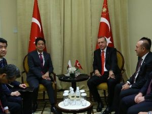 Cumhurbaşkanı Erdoğan, Japonya Başbakanı Abe İle Görüştü