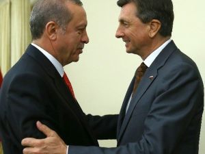 Cumhurbaşkanı Erdoğan, Slovenyalı Mevkidaşı Pahor İle Görüştü