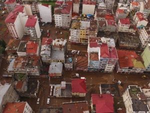 Beşikdüzü Havadan Çamur Deryasını Andırıyor