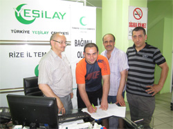 Rize Yeşilay'dan İmza Kampanyası