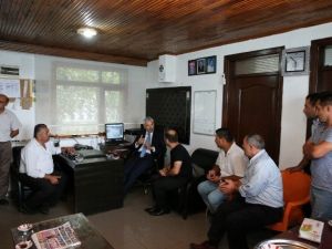 Başkan Yılmaz, Bolamanlı Dolmuş Esnafının Sorunlarını Dinledi