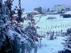 Sis Dağı Beyaza Büründü