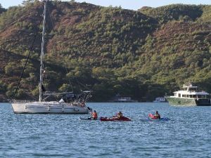 Çocuklar İçin Antalya’dan Denize Açılan Kanocular Fethiye’ye Ulaştı