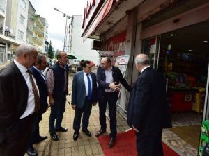 Ttso Başkan Ve Yönetim Kurulu Üyeleri Selden Zarar Gören Beşikdüzü’nü Ziyaret Etti