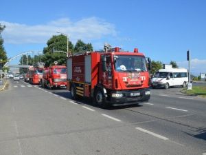 Fatsa İtfaiye Ekipleri Şehir Turu Attı