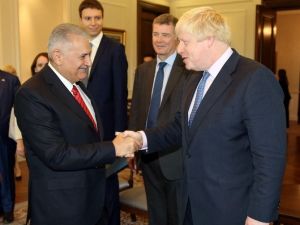 Başbakan Yıldırım, Johnson’u Kabul Etti