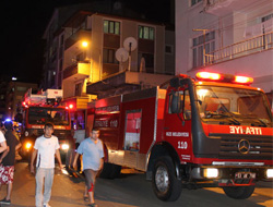 Rize'de Korkutan Yangın