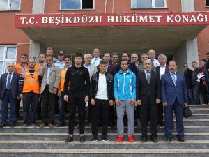 Trabzonspor’dan Beşikdüzü’ne Geçmiş Olsun Ziyareti