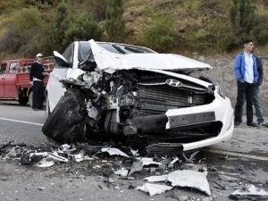 Gümüşhane’de Trafik Kazası: 1 Yaralı
