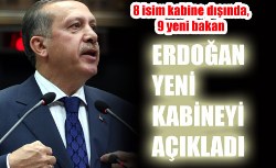 Başbakan yeni kabineyi açıkladı