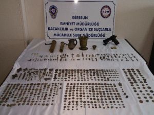 Giresun’da Tarihi Eser Operasyonu