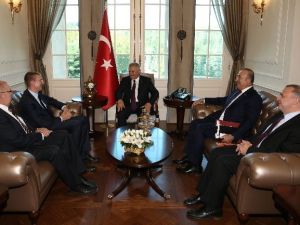 Başbakan Yıldırım, Letonya Dışişleri Bakanı Edgars Rinkevics’i Kabul Etti