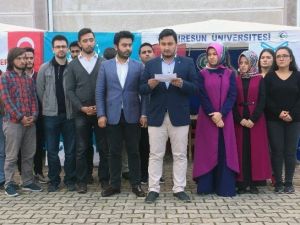 Giresun Tügva’dan Halep’teki Katliama Tepki