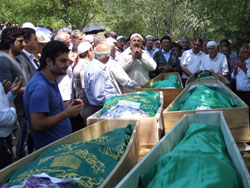 Samsun'daki Kazada Hayatını Kaybeden 7 Kişi Son Yolculuklarına Uğurlandı