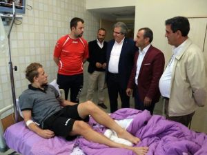 Alex Amado Hastaneye Kaldırıldı