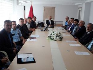 Bafra’da Güvenlik Toplantısı