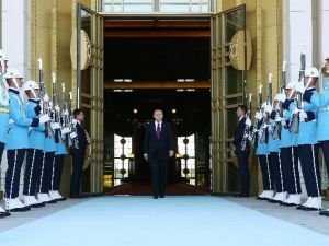 Suudi Arabistan Veliaht Prensi Cumhurbaşkanlığı Külliyesinde