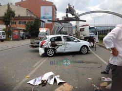 Rize'de Zincirleme Kaza 7 Yaralı