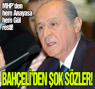 MHP'den Anayasa ve Gül resti!