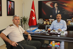 Albay Talu'dan Gültekin'e Veda ziyareti
