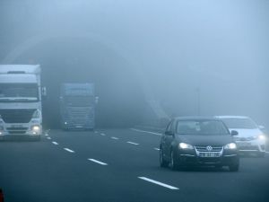 900 Rakımlı Bolu Dağı’na Sis Çöktü