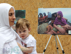 Rize'de Arakan Katliamı Konulu Fotoğraf Sergisi