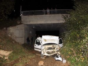 Otomobiliyle Dere Yatağına Uçan Veteriner Hekim, Eşiyle Aynı Kaderi Paylaştı