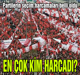 Seçimde en çok hangi parti para harcadı?