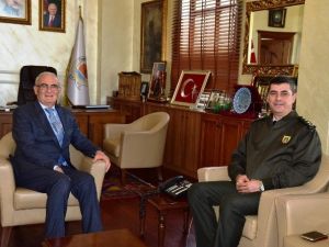 İl Jandarma Komutanı Başkan Yılmaz’ı Ziyaret Etti