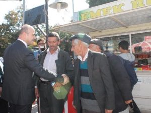 Bakan Soylu, Aşura Çadırını Ziyaret Etti