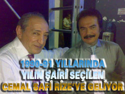 Cemal Safi 6 Mayıs'ta Rize'de