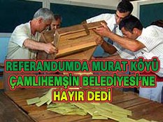 Çamlıhemşin'de referandum