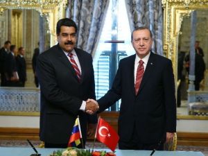 Cumhurbaşkanı Erdoğan, Venezuela Devlet Başkanı Maduro İle Görüştü