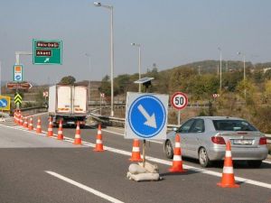 Bolu Tem Otoyolu İstanbul İstikameti Ulaşıma Kapatıldı