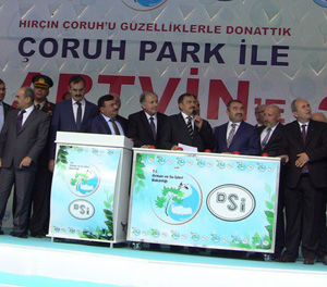 Bakan Eroğlu, Artvin’de 244 Milyon Tl’lik 22 Adet Tesisin Temel Atma Ve Açılış Törenine Katıldı