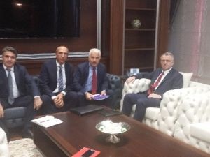 Maliye Bakanı Ağbal, Ergaz Heyetini Makamında Ağırladı