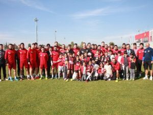 Minikler Eskişehirspor Antrenmanında